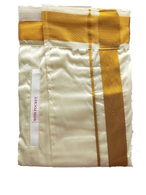 Mens Welcro pocket dhoti/velcro pocket mundu/single pocket dhoti (Free ...
