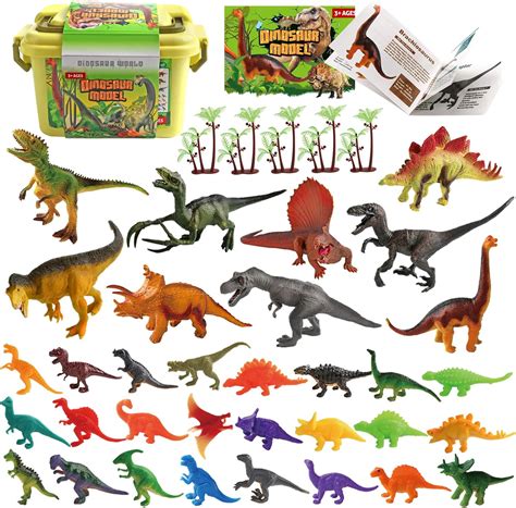 Buy Dinosaur Toy Figure for Kids - Realistic Educational Dino Playset ...