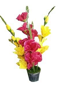 Buy Sofix Beautiful Big Orchid Artificial Flower Pot - Do it Yourself ...
