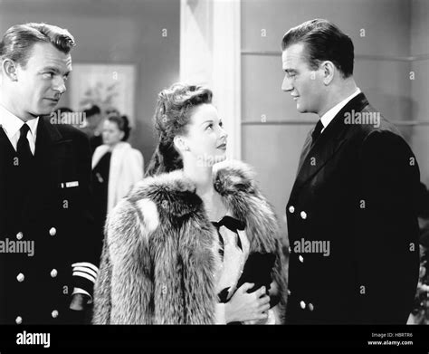 THE FIGHTING SEABEES, from left, Dennis O'Keefe, Susan Hayward, John ...