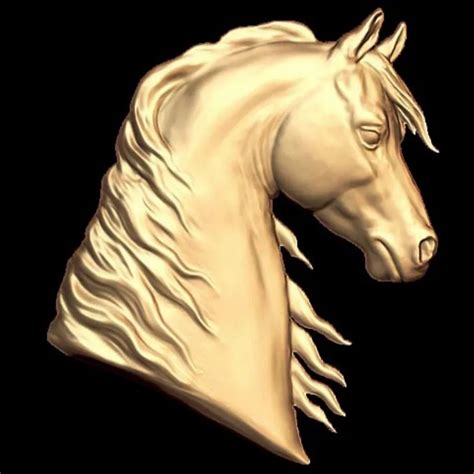 Exquisite Horse Head 3D Model for Creative Minds