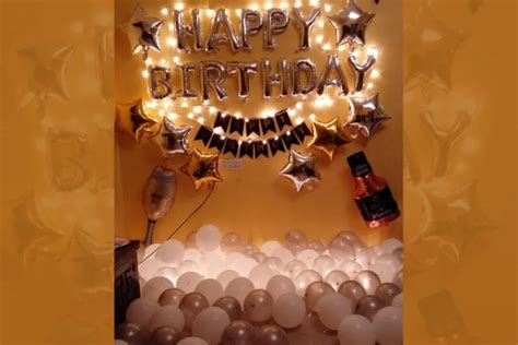 Glorious Birthday Decoration Party Ideas for Adult Theme at Home in Mumbai