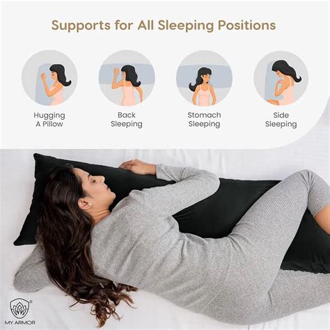 Microfiber Long Body Pillow for Pregnancy - Full Body – MY ARMOR