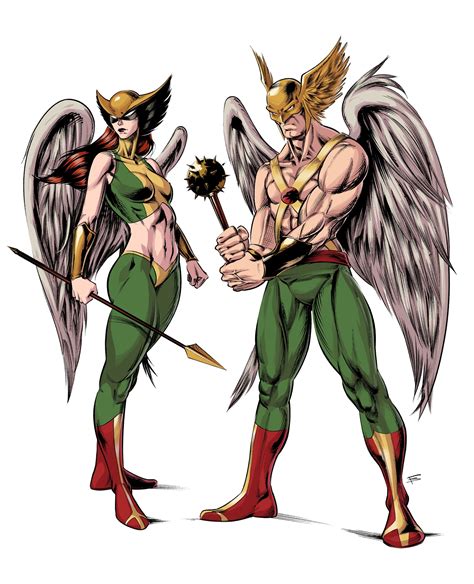 ArtStation - Hawkgirl & Hawkman (Commission)