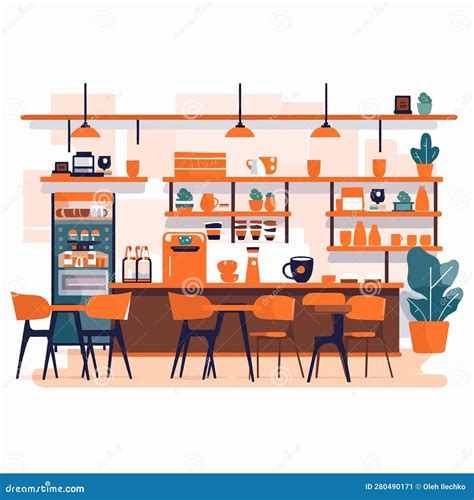 Coffee Shop Vector Image 的图像结果