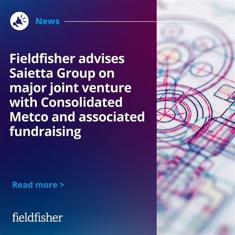 Fieldfisher advises Saietta Group on major joint venture with ...