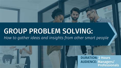 Image result for What Is Problem Solving in a Group