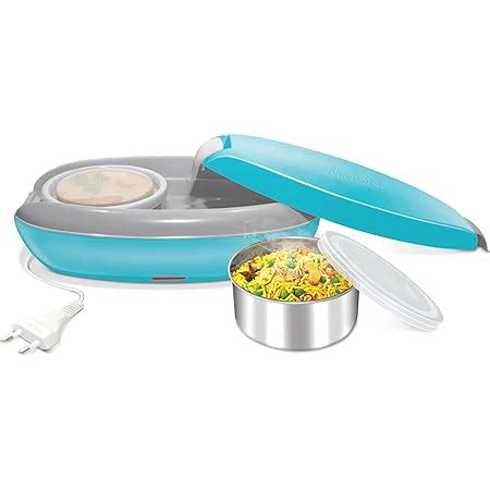 Buy Milton Flatron Electric Stainless Steel Tiffin, Grey Blue Online at ...