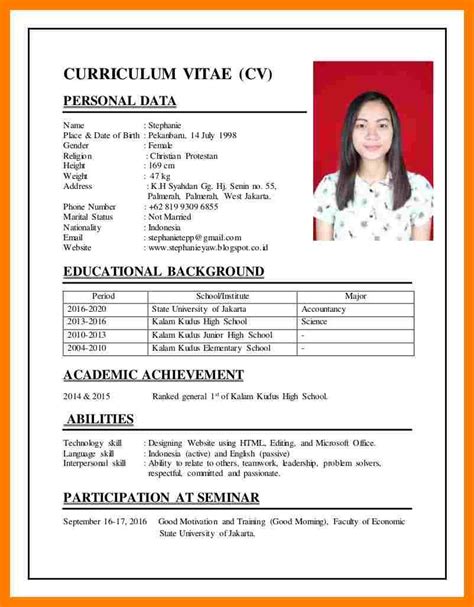 cara membuat cv usaha jasa