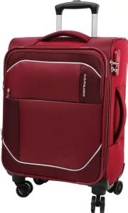 KAM KAMVECTOR 55 MAROON Expandable Cabin Suitcase 8 Wheels - 21 inch ...