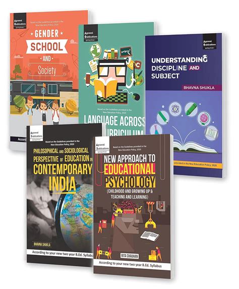 Buy B.Ed All India University 1st Year Compulsory 5 Subjects Textbooks ...