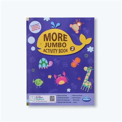 Navneet More Jumbo Activity Book 2- Fun Activities for Kids- Maze and