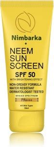NIMBARKA Sunscreen - SPF 50 PA+++ Neem Sun Screen For heals skin damage ...