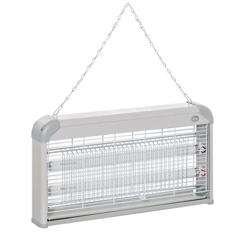 Outsunny Wall Hanging Bug Zapper, 30W Electric Fly Zapper Mosquito Kil ...