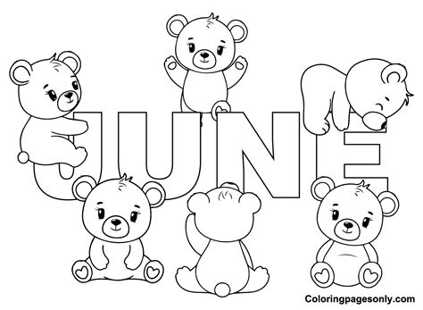 June Coloring Pages Printable - prntbl.concejomunicipaldechinu.gov.co