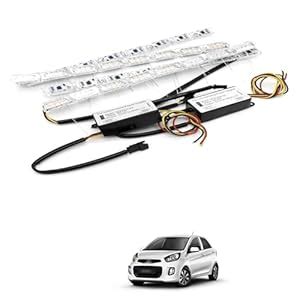 PRIKNIK 16 LED Matrix Indicator with White DRL, Sequential Flow Signal ...