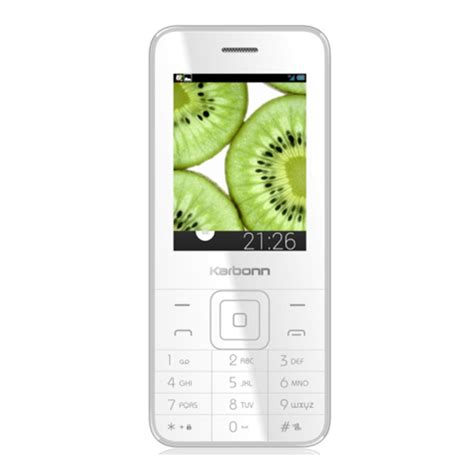 Karbonn K-Phone 1 (White-Silver) : Amazon.in: Electronics