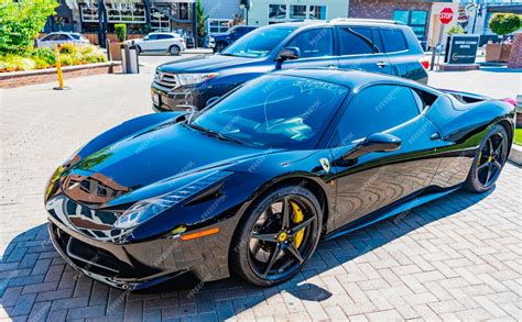Premium Photo | Seattle WA USA July 3 2024 2014 Ferrari 458 Italia ...