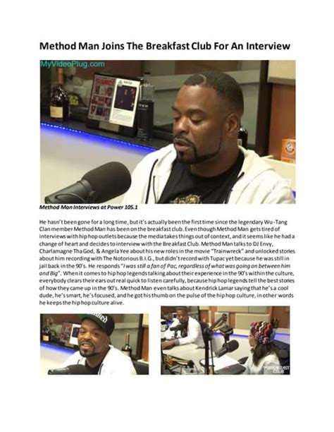 Method Man Interview 的图像结果