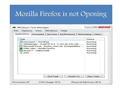 Image result for Firefox Not Responding
