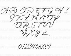 Image result for Signature Alphabet