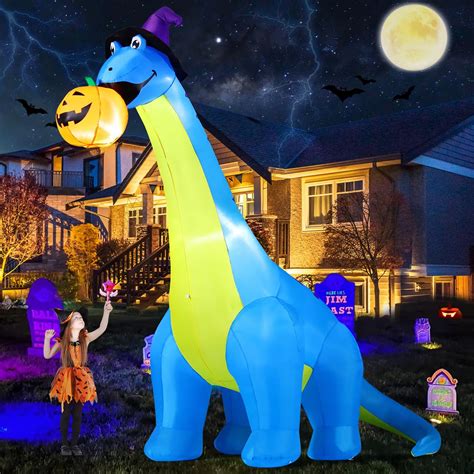 Amazon.com: COMIN Halloween Inflatables Outdoor Decorations 10 FT Tall ...