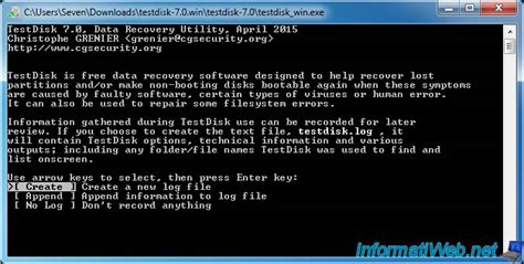 Image result for Undelete File Using TestDisk Windows