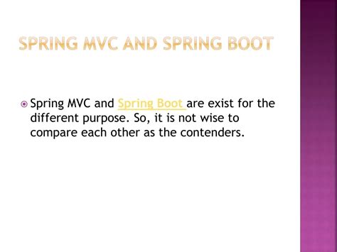 Image result for Spring MVC and Spring Boot Difference