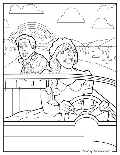 Barbie Coloring Pages Vintage