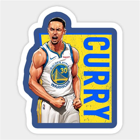Stephen curry golden state warriors sticker stephen curry – Artofit