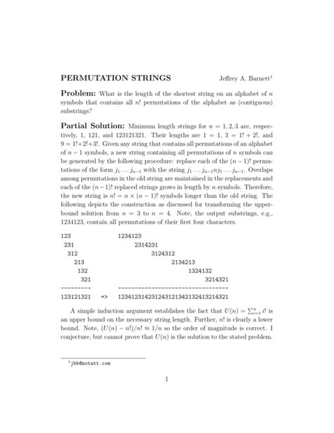 Image result for Permutation String