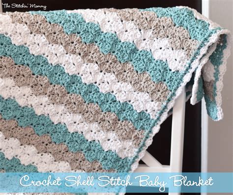 Image result for Shell Baby Blanket Free Pattern