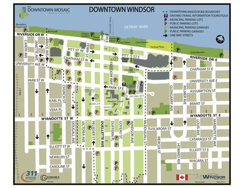 Map Of Downtown Windsor Ontario Canada Where Is Windsor? MapTrove