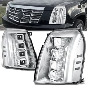 Switchback LED DRL Sequential Signal Quad Projector Headlight Assembly ...
