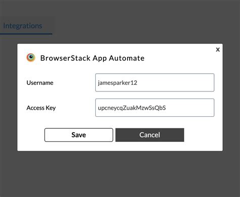 BrowserStack App Testing 的图像结果