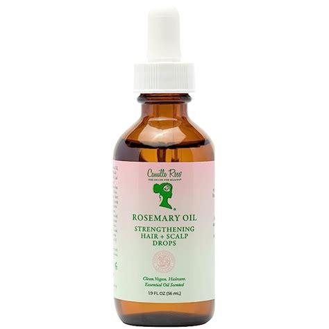 Amazon.com: Camille Rose Rosemary Oil Strengthening Hair + Scalp Drops ...