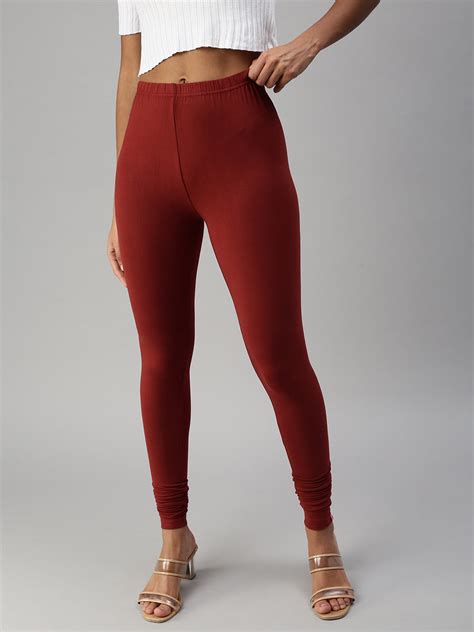 Shop Prisma's Cherry Brown Churidar Leggings – Prisma Garments