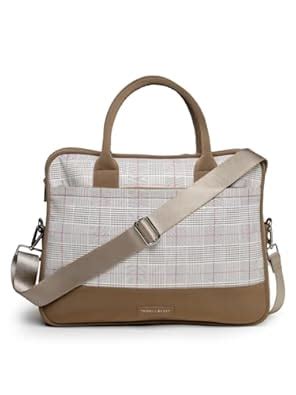 Thomas Scott Men Checked PU Laptop Bag : Amazon.in: Computers & Accessories