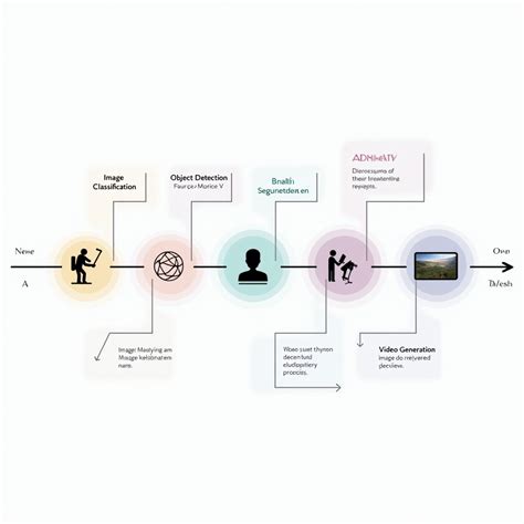 an infographic showcasing the development timeline of image processing ...