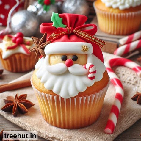 Christmas Santa Bag Cupcake Decoration Ideas, Cupcake Ideas, Mini Cake ...