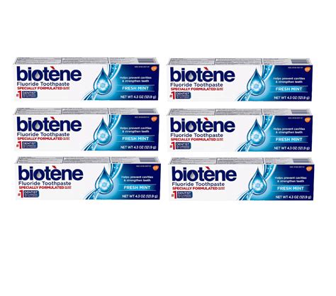 Biotene Dry Mouth Toothpaste 100ml X 6 - BIOTENE - Health & Pharmacy | Medicines 2U