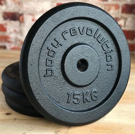 Cast Iron Weight Plates 2 x 20kg BODY REVOLUTION | Decathlon
