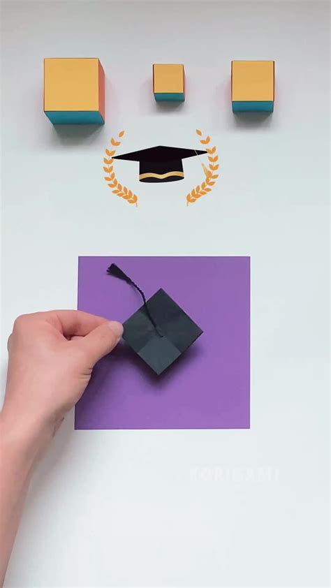 Image result for Origami Graduation Card