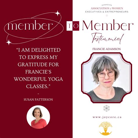 “Francie's approach centers around breathing—an area gaining well-deserved attention from health ...
