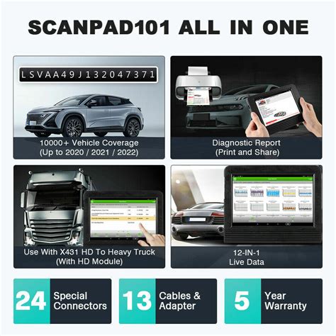 LAUNCH X431 Scanpad101 Bidirectional OBD2 Scanner India | Ubuy
