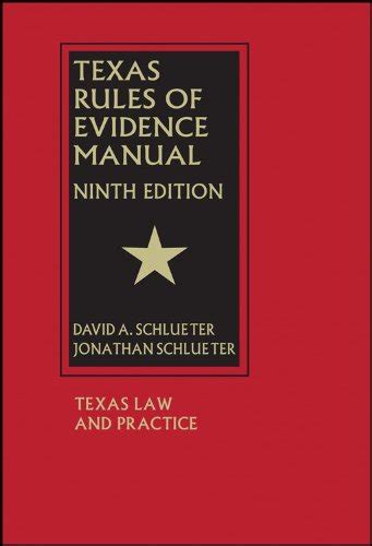 Buy Texas Rules of Evidence - 9th Edition Book Online at Low Prices in ...