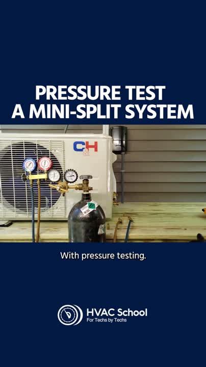 Image result for Pressure Testing Mini Split