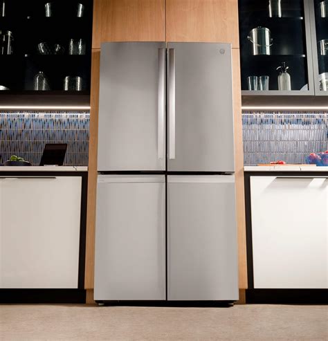 GE Profile 28 Cu. Ft. 4-Door French Door Smart Refrigerator with Fully ...