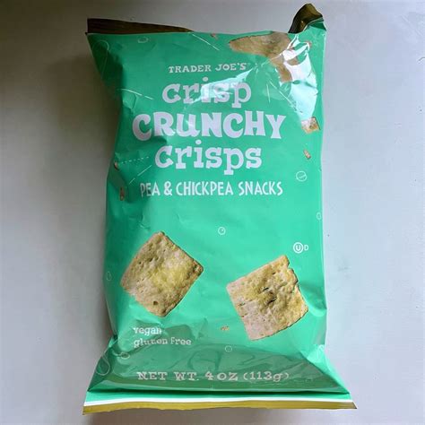 Crisp Crunchy Crisps Pea & Chickpea Snacks from Trader Joe's - Vegan ...
