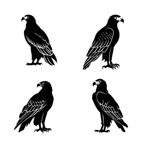 A black and white image of a crow with the words crow on it | Premium ...